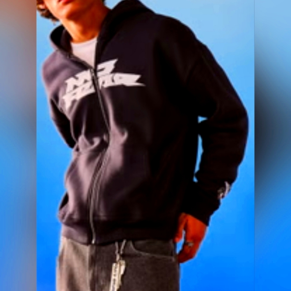 Men's Black Hoodie Sweater No Fear